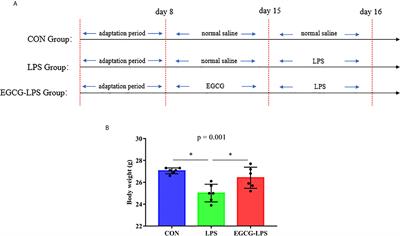 Epigallocatechin Gallate Can Protect Mice From Acute Stress Induced by LPS While Stabilizing Gut Microbes and Serum Metabolites Levels